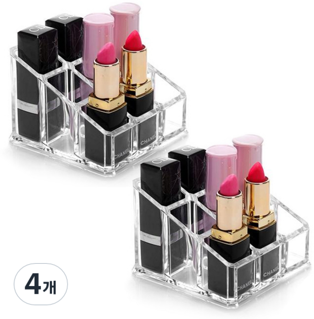 에이비엠코리아 아크릴 립스틱정리함 9구, 4개