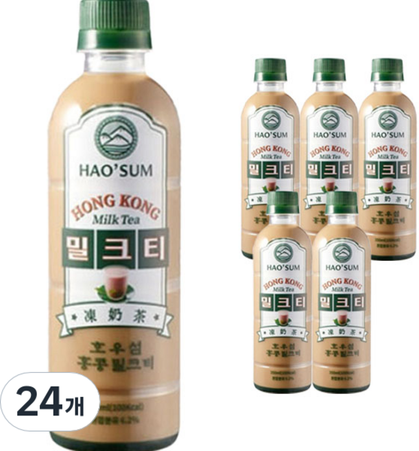 호우섬 홍콩 밀크티, 350ml, 24개