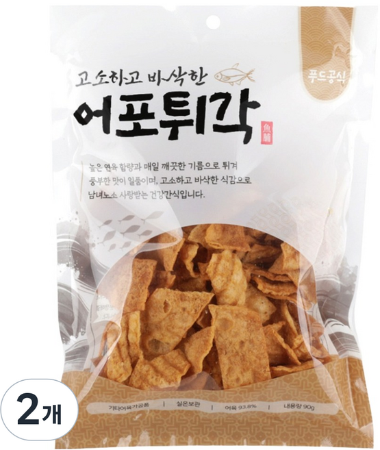 푸드공식 어포튀각, 2개, 90g