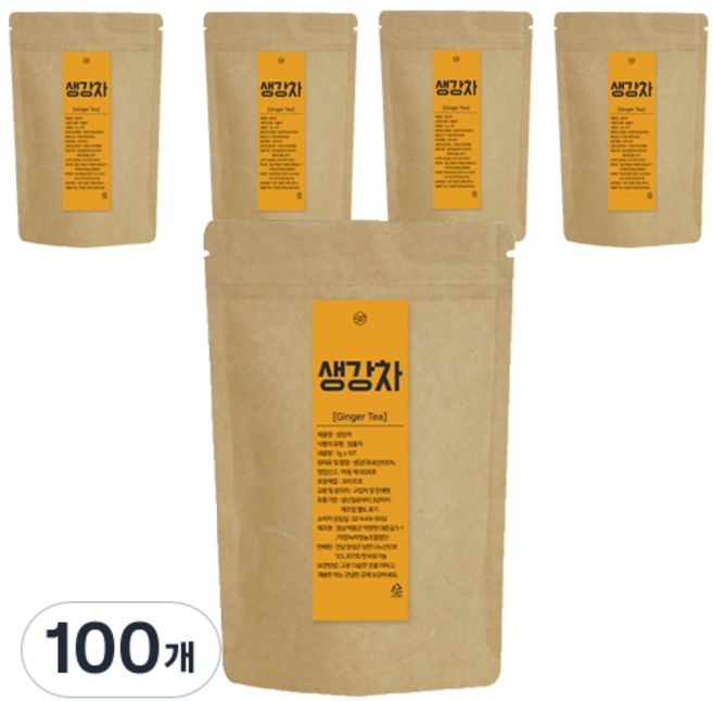 한국유기농 생강차, 1g, 10개입, 10개