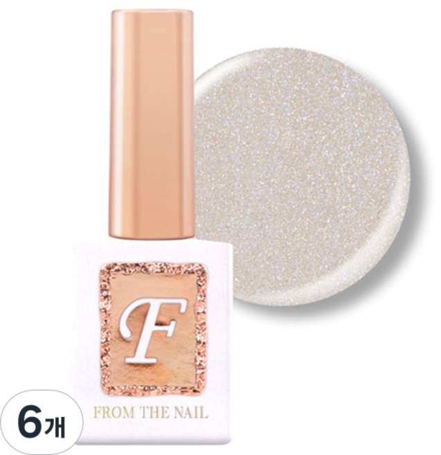 프롬더네일 글리터 젤네일, 10g, FG79, 6개