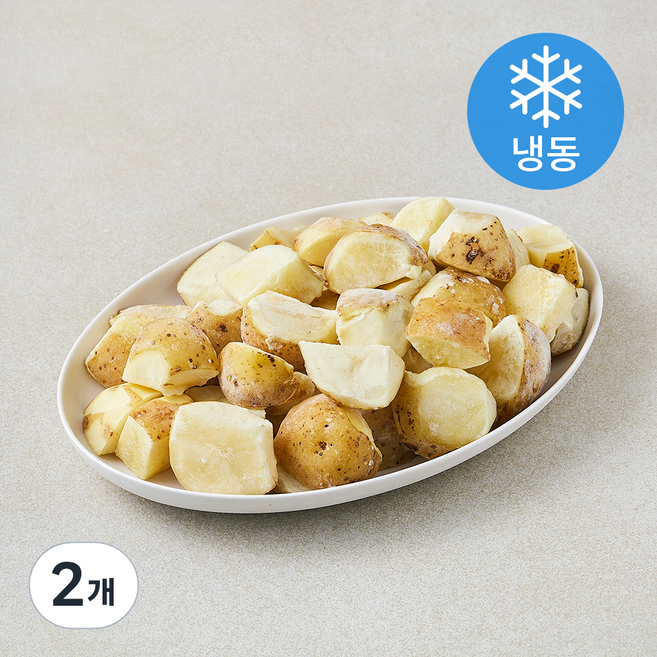 프로즌프레시 제주 자연이 정성껏 키워 찐 감자 (냉동), 2개, 700g
