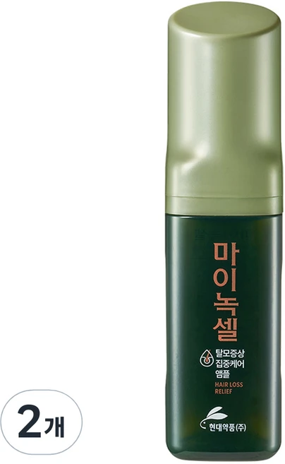 현대약품 마이녹셀 스칼프 인텐시브 앰플, 2개, 60ml - 쿠팡