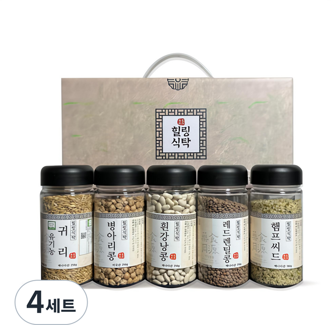 힐링식탁 건강채움 5종 세트 1호, 4세트