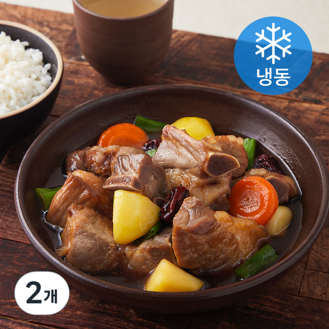 에브리쿡 양념 돼지갈비찜 (냉동), 700g, 2개