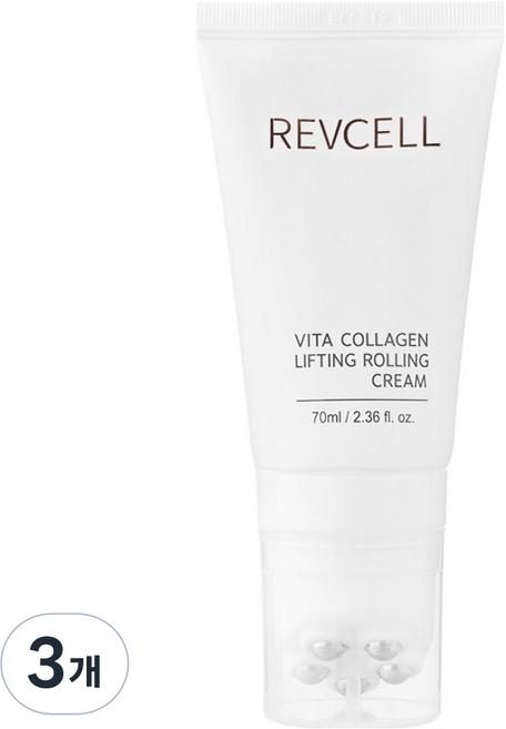 리브이셀 비타 콜라겐 리프팅 롤링 크림, 3개, 70ml
