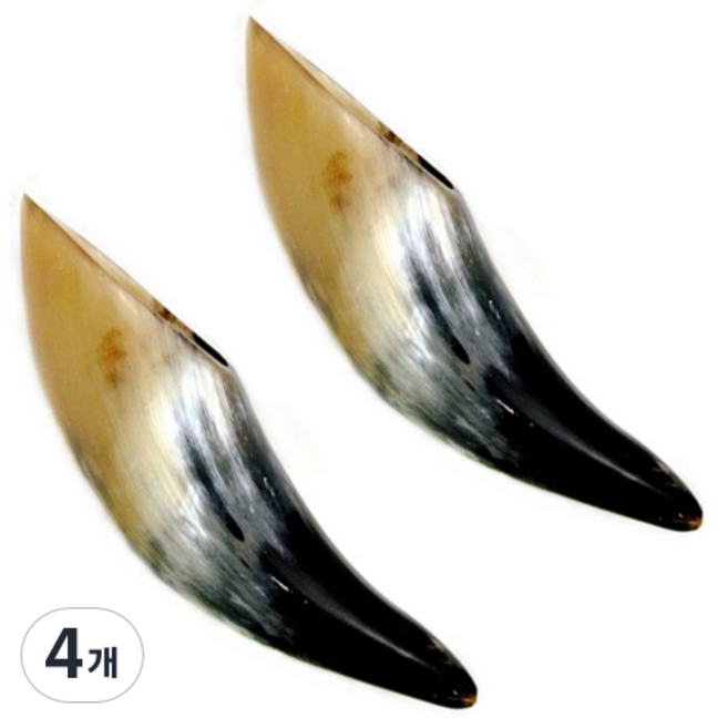 헬스플러스 오리지널뿔 괄사 BJ-001B, 4개, 혼합 색상