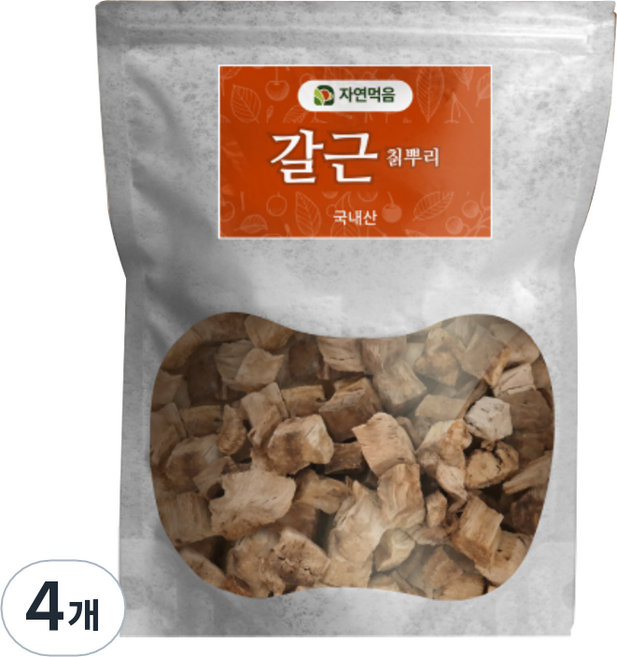 자연먹음 건조 칡뿌리 갈근, 300g, 4개
