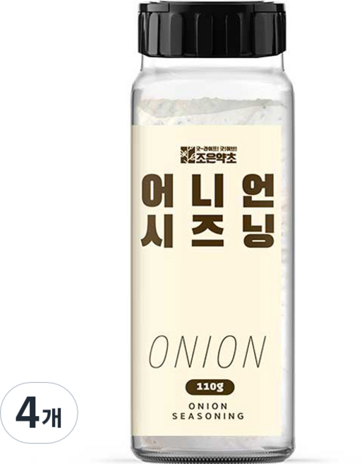 조은약초 어니언 시즈닝, 110g, 4개