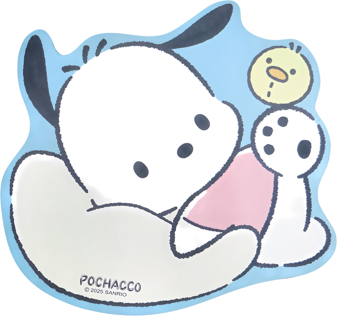 Sanrio 三麗鷗 療癒造型軟式地墊 怕洽狗, 1個, 米色