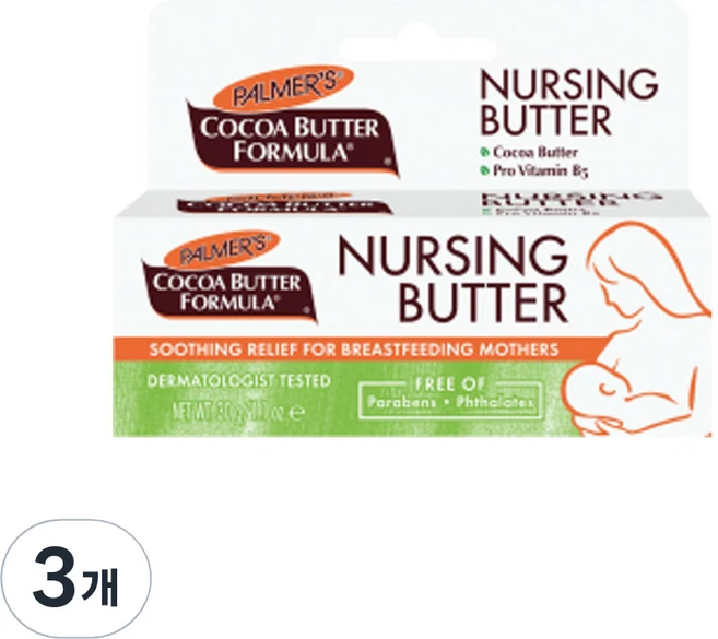 팔머즈 코코아버터 유두크림, 30g, 3개 - 쿠팡