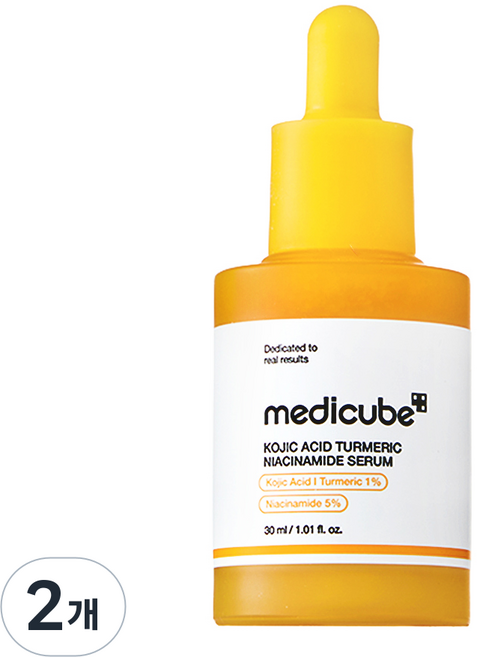 medicube Kojic Acid 鬱金酸 菸鹼醯胺 粉紅瓶精華液, 2個, 30ml