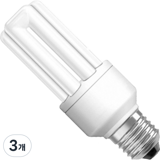 OSRAM 歐司朗 三波長燈泡 23W Duluxstar, 3個, 晝光色