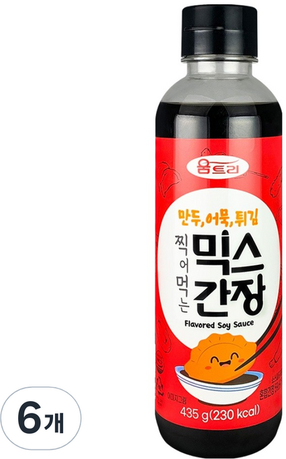 움트리 믹스간장, 435g, 6개