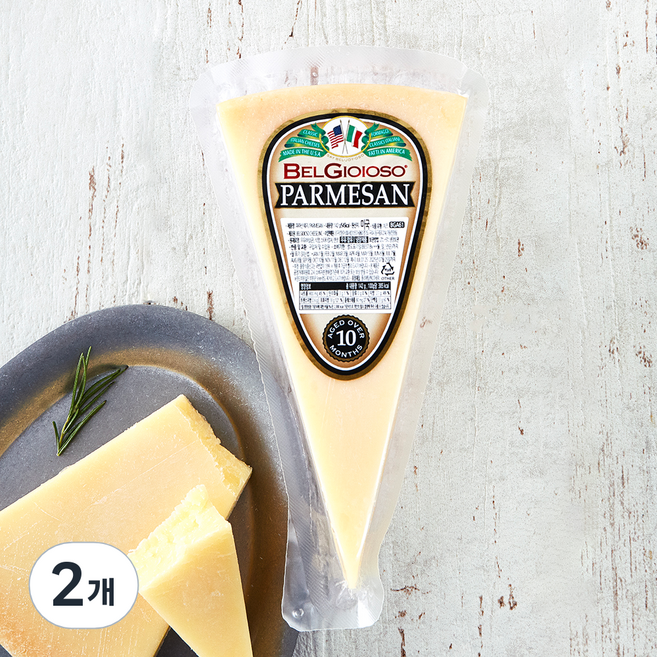 벨지오 파마산 웨지, 142g, 1개입, 2개