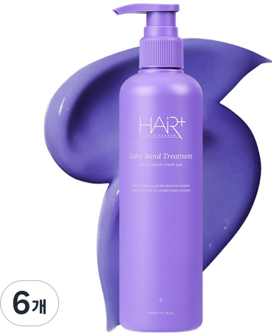 헤어플러스 컬러본드 보색 트리트먼트, 6개, 300ml
