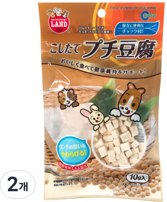 미니멀랜드 쁘띠두부, 10g, 2개