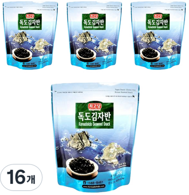 독도 김자반, 50g, 16개