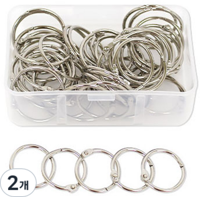 실버 오링 50개입, 30mm, 2개