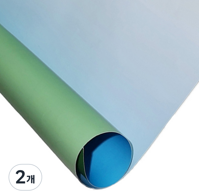 대한 소품 촬영용 그라데이션 배경지 인스타 음식 사진 스튜디오 뒷 배경지, 그린헤븐, 2개