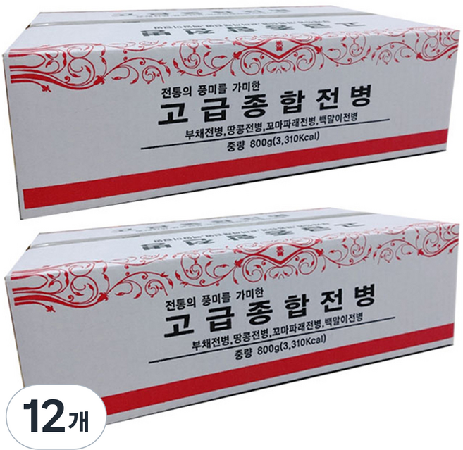 정다운식품 고급 종합 전병, 800g, 12개