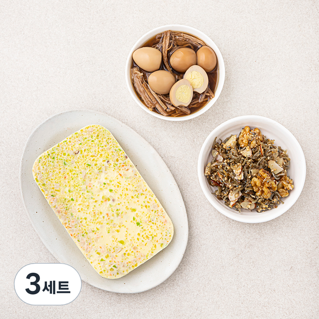 정미경키친 바로만든 안매운 반찬 3종, 440g, 3세트