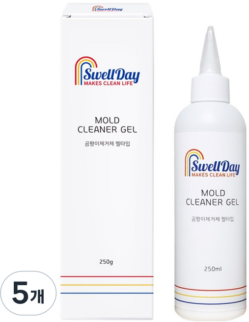 스웰데이 곰팡이제거제 고농축 젤타입, 250ml, 5개