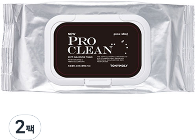 토니모리 프로클린 소프트 클렌징 티슈, 50개입, 2개
