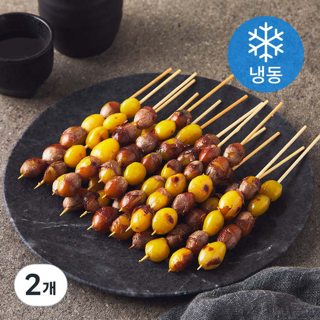 냉동은행꼬치 속피 (냉동), 2개, 400g