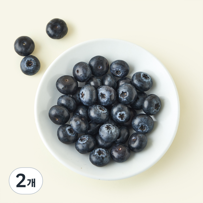 국내산 선라이즈 블루베리, 100g, 2개