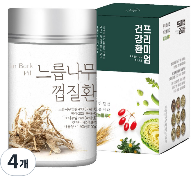 국내산 느릅나무껍질환, 4개, 100g