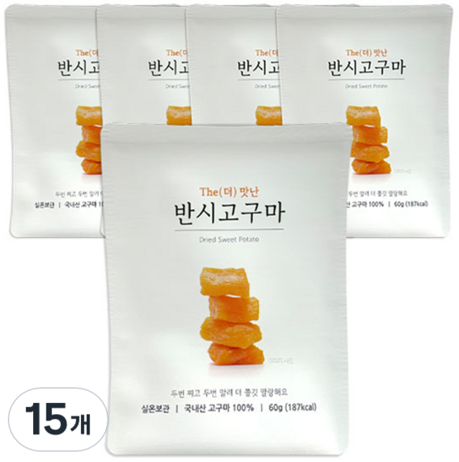 다모식품 The 더 맛난 반시고구마, 60g, 15개