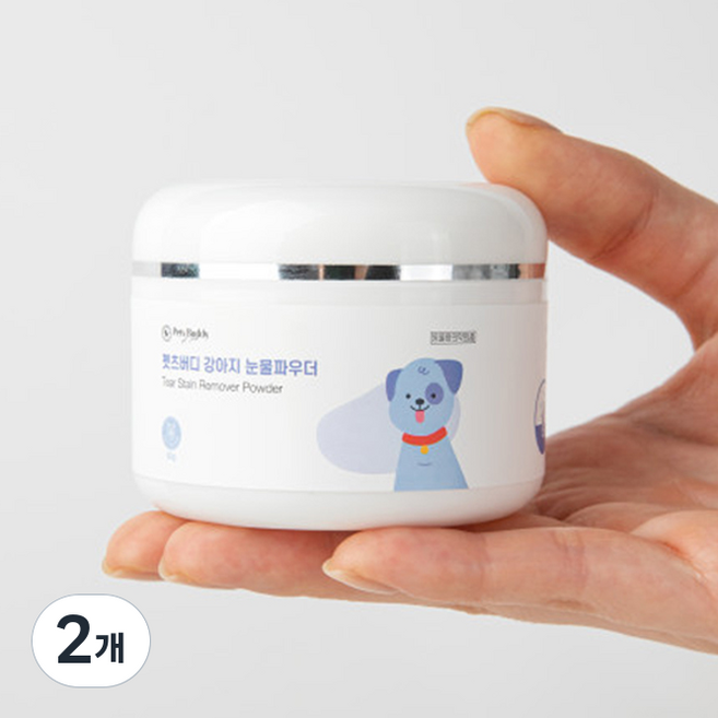 펫츠버디 강아지 눈물 파우더, 50g, 2개