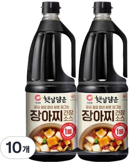 햇살담은 장아찌 간장소스, 1.7L, 10개