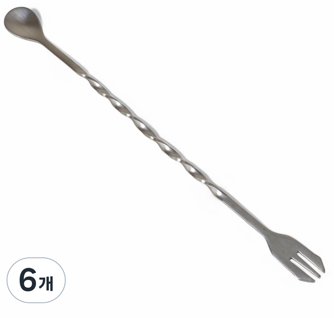 빈플랜트 양면 스텐 304 바스푼 대 32cm, 6개