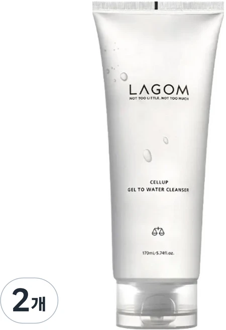라곰 셀럽 젤 투 워터 클렌저, 170ml, 2개 - 쿠팡