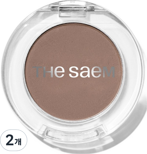 더샘 샘물 싱글 매트 섀도우, BR02 기강잡는 토프, 2개