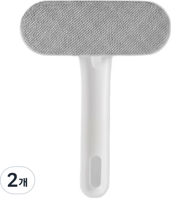 몰투데이 의류 반려동물 털 브러쉬 먼지 제거기, 화이트, 2개