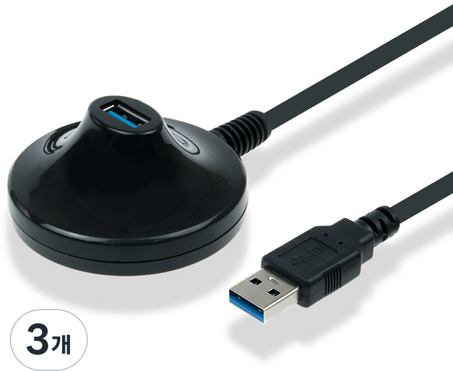 Coms USB 3.0 USB A 公對母 擴充座延長線 BD006, 3個, 1m