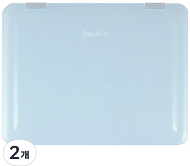 모닝글로리 화일링 케이스, 블루, 2개