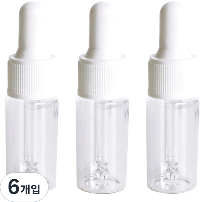 TRAVEL BUDDY 스포이드 용기 10ml, 혼합 색상, 6개