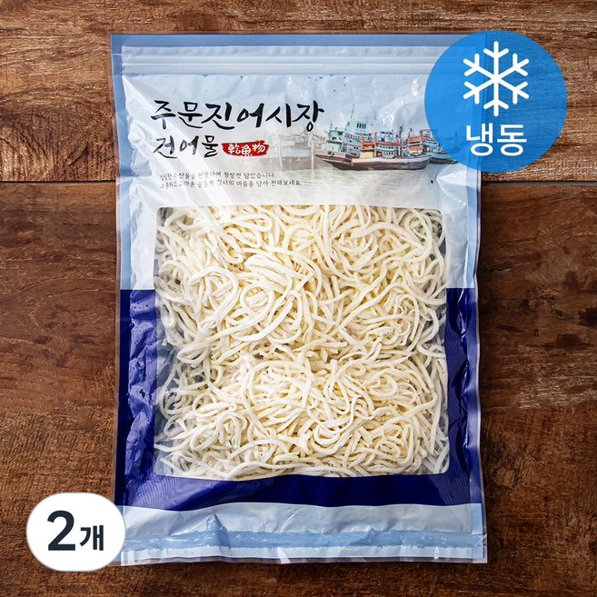 주문진어시장건어물 백진미오징어채 (냉동), 2개, 800g