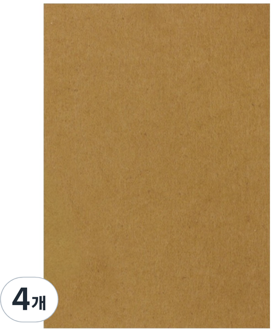 코텍스 직사각 긁힘방지패드, 4개