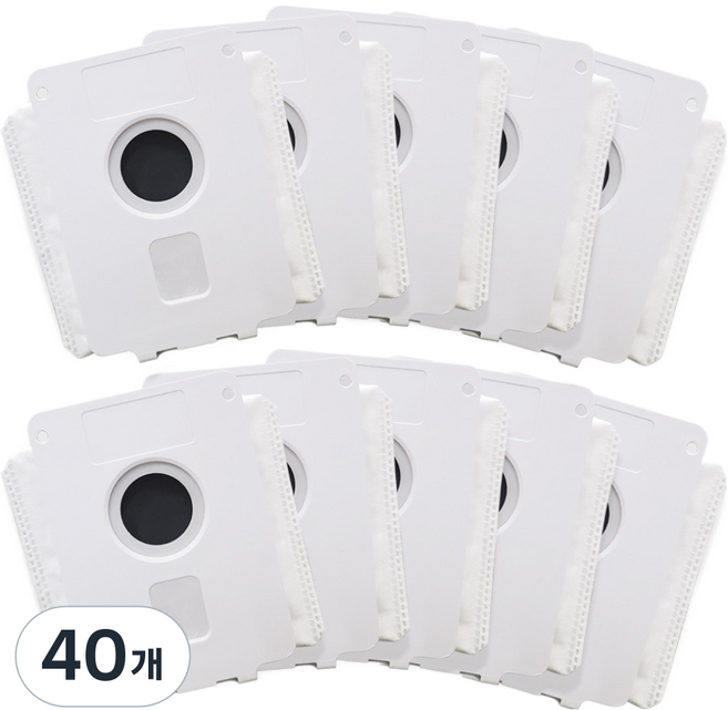 멋진공간 LG 코드제로 A9 / A9S 호환 오브제 올인원 타워 무선 청소기 먼지봉투, 40개