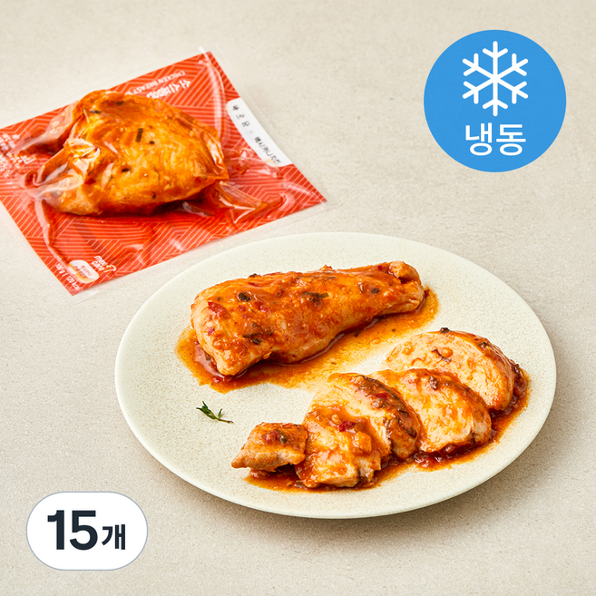 바르닭 멕시카나 소스품은 닭가슴살 깐풍치킨맛 (냉동), 100g, 15개, 1개입