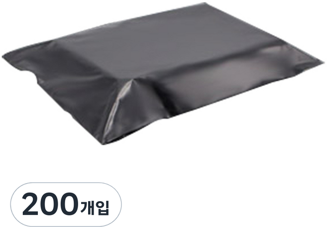 MONGDOL LDPE 택배봉투 블랙, 200개입
