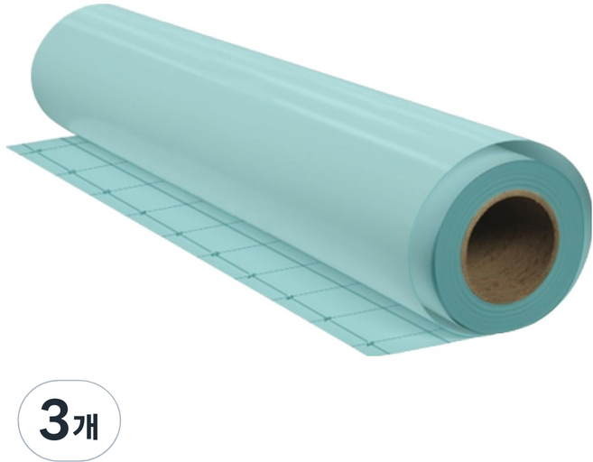 필름뱅크 PVC 투명접착코팅지 유광 0.065T, 3개, 1000mm x 1m