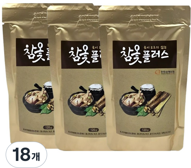 원바이오텍 참옻 플러스 추출액, 120g, 18개