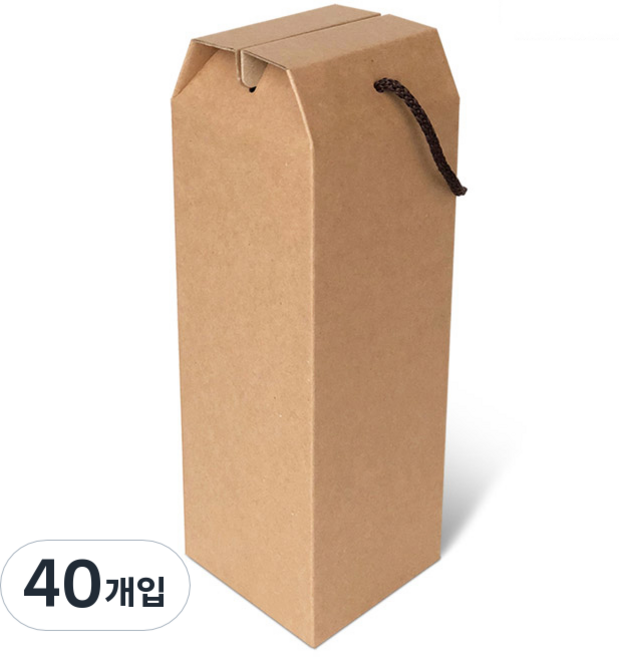 미르코리아 포장박스 고급형 주스 중형 1구, 혼합 색상, 40개입