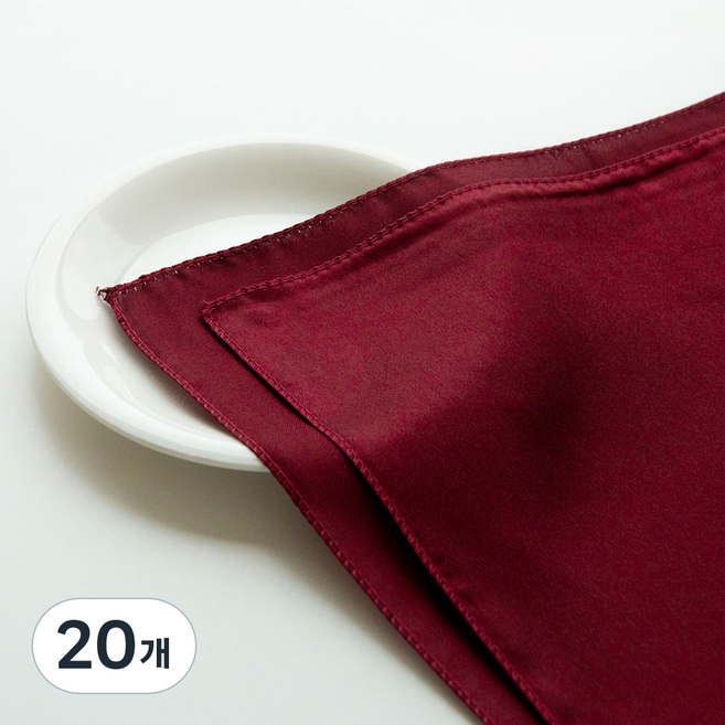 천가게 고급 선물 예단 답례품 명절 황금 공단보자기 90cm, 14 진자주, 20개